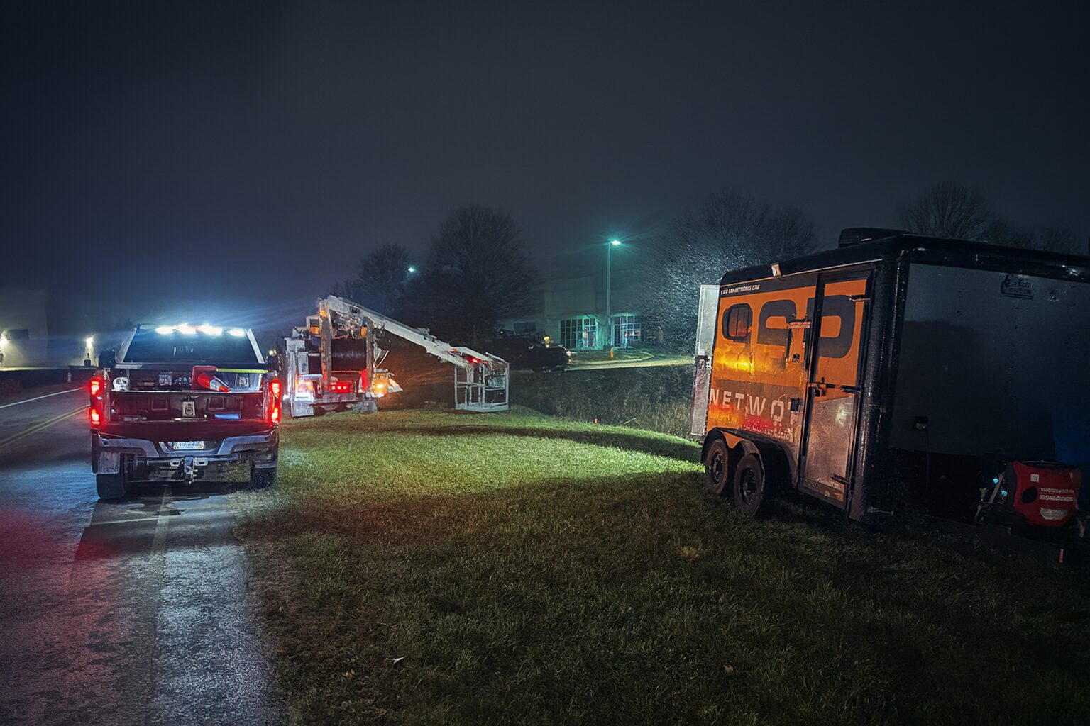 Nighttime utility ma